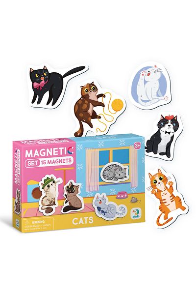 Dodo Magnet Set - Kittens - Innovative Toy For Little Explorers