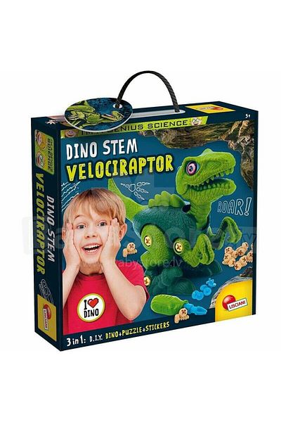 Lisciani Experimentele Micului Geniu - Set Stem Velociraptor