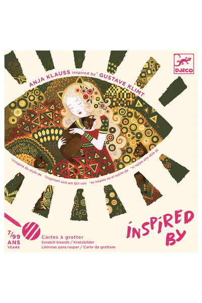 djeco Inspirat de Gustave Klimt, Razuit Zeite Aurite,