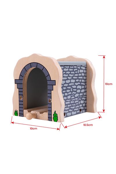 BIGJIGS Toys Tunel Din Lemn
