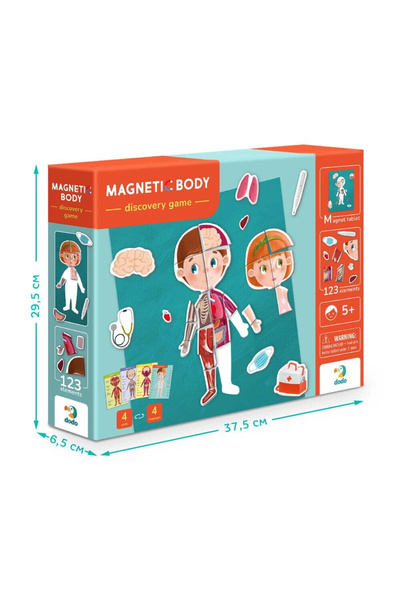Dodo Magnetická hra - Objevte lidské tělo