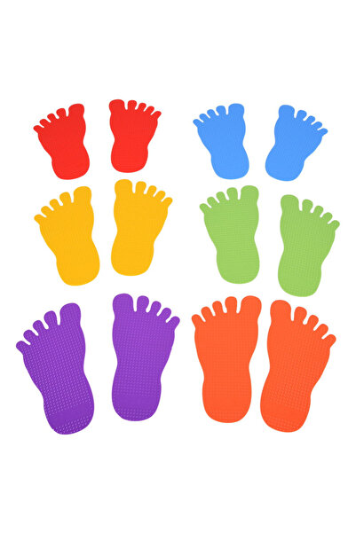 Edx Education Отпечатъци от стъпки, комплект от 12 части,