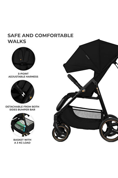 Kinderkraft Carucior Sport Trig3 Onyx Black