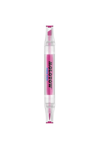Molotow Aqua Twin 1mm/2-6mm Pink Double-tipped Marker