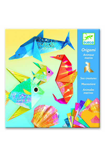 djeco Σετ Origami Ocean για παιδιά - Δημιουργήστε Θαλάσσια Ζώα