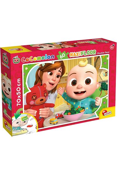 Lisciani Maxi Coloring Puzzle - Cocomelon At The Table (60 PIECES)