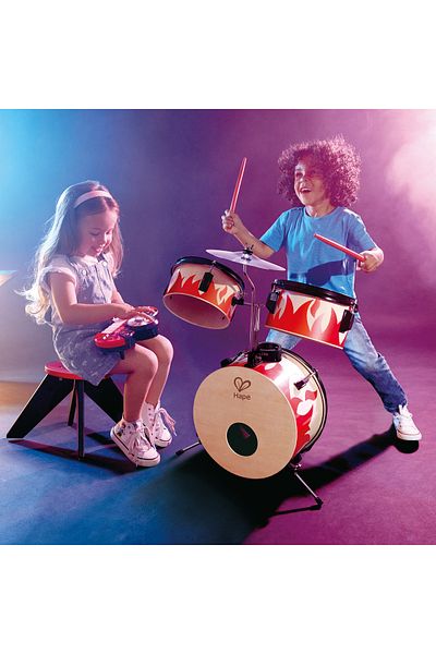 Hape Wooden Toy Drum And Organ Set For Children