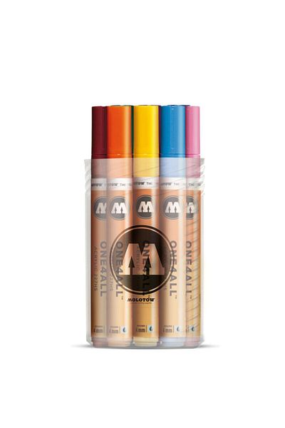 Molotow Marker Acrilic One4all 227hs, 4 Mm, Pen Box Main-kit 1, 12 Buc.