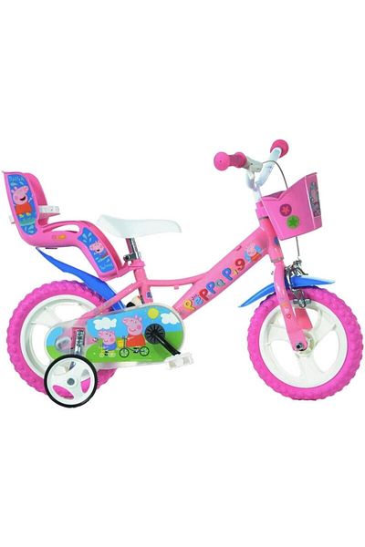 Dino Bikes Bicicleta copii 12'' - Purcelusa Peppa