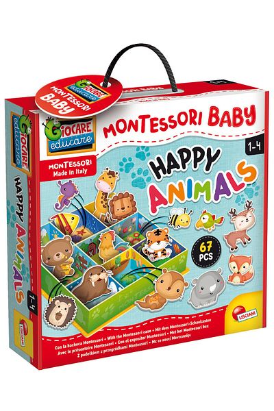 Lisciani Κουτί Montessori - Τα ζώα στο περιβάλλον τους