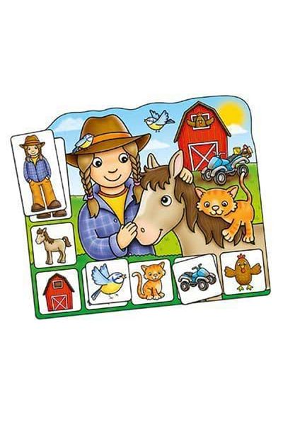 Orchard Toys Joc Educativ Loto Old Macdonald