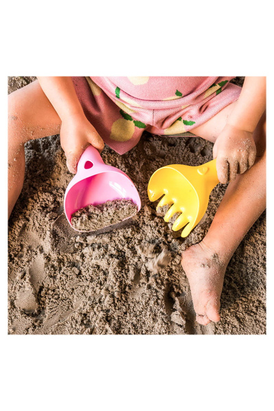 Quut Toys Raki, Set Pentru Plaja Si Gradina, Roz,