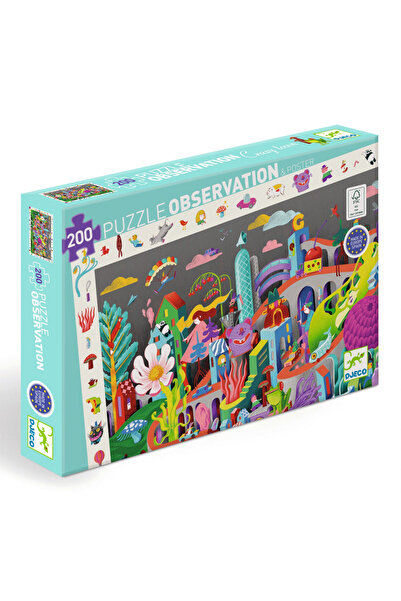 djeco Παρατήρηση Παζλ Τρέλα στην Πόλη,