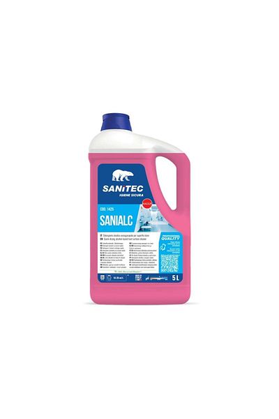 SANITEC Fast-drying Alcohol-based Floor Cleaner, 5000 Ml, Sanialc,