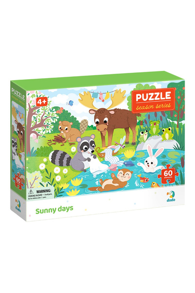 dodotoys Puzzle 60 De Piese, Zile Insorite