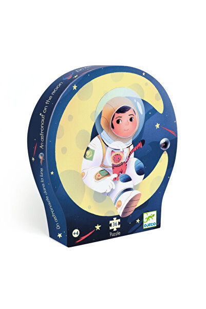 djeco Puzzle Astronautul Pe Luna,