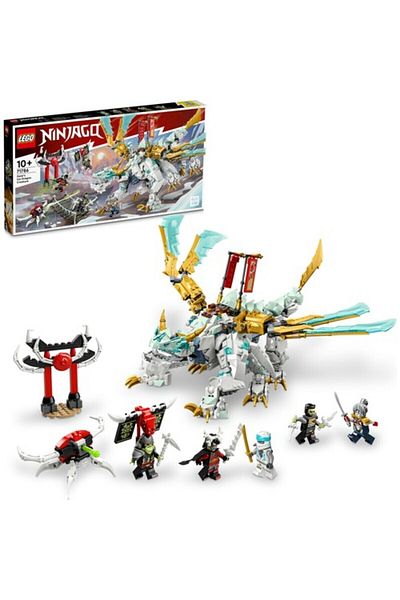 LEGO ® NINJAGO® Zane's Ice Dragon Creature 71786 - Building Set for Ages 10 and Up (973 Pieces)