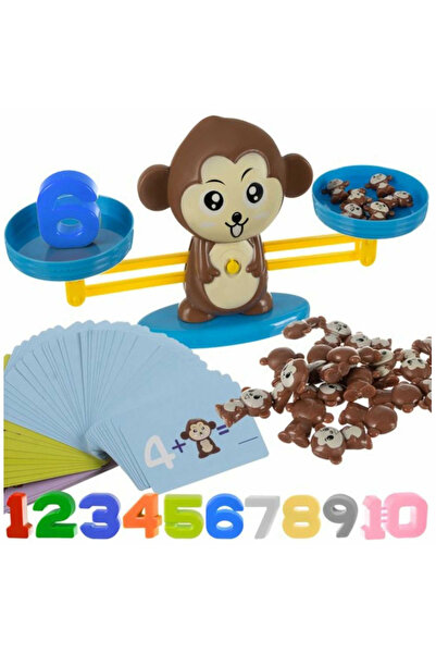 Micostore Jucarie Maimuta Tip Balanta, Cantar Matematic Pentru Copii Cu Carto...