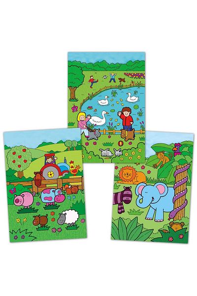 Galt Water Coloring Book - Animals - Water Magic
