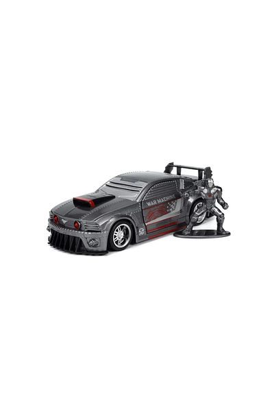 Simba Jada Marvel Ford Mustang Diecast Car 1:32 Scale and War Machine Diecast Figure