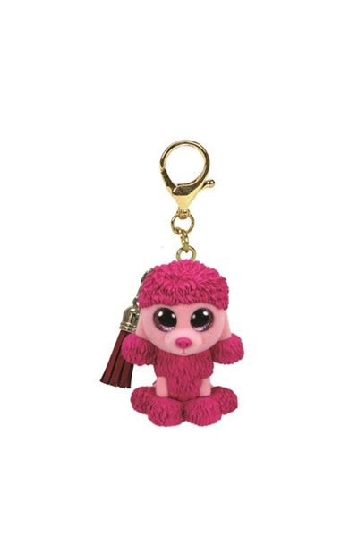 TY Plus Breloc 8.5cm Mini Boos Patsy Poodle Roz