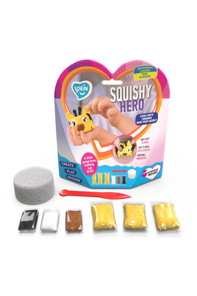 OKTO Sada Air Clay s modelovací hmotou Lovin Light - 6 barev - Squishy Hero - Squiraff