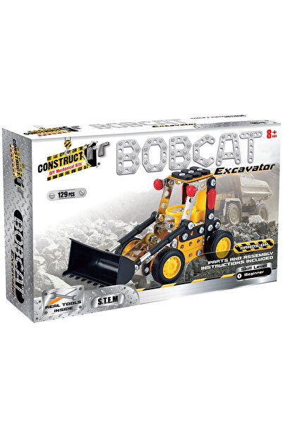 Construct It Kit Stem Excavator Bobcat, Nivel Incepator
