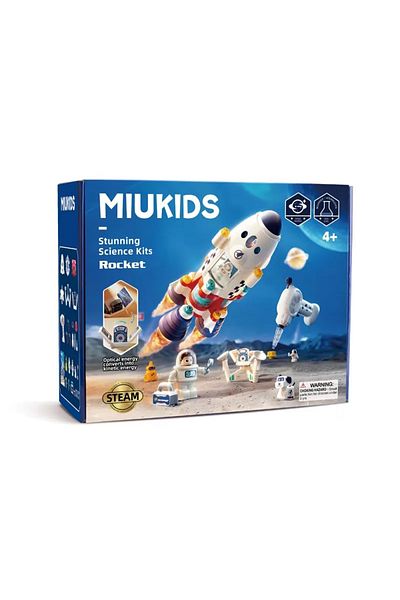 Hola Steam Toy, Space Vehicle For Kids With Mini Robot And Dog
