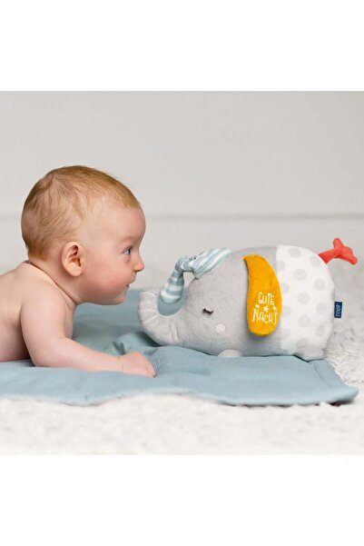 Fehn Plyšový slon s nočním světlem