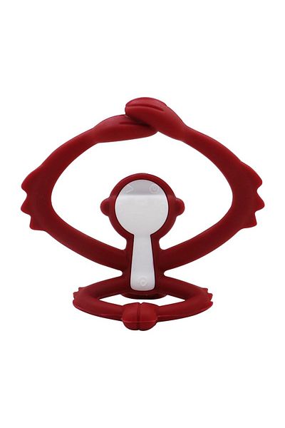 Mombella Silicone Gum Ring, - Red Monkey