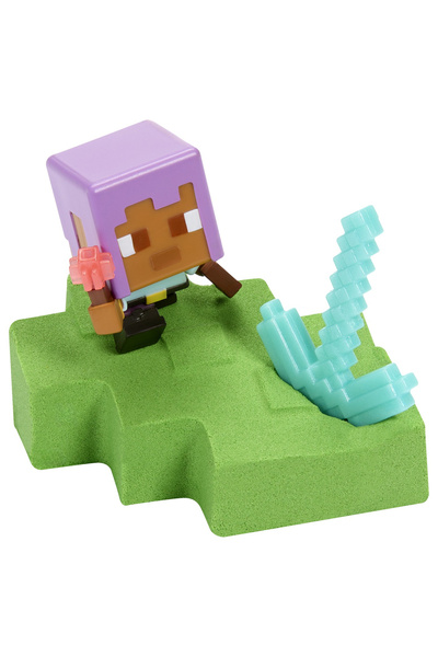 mattel Průzkumná sada dolu v tyrkysovém režimu pro Minecraft Mini
