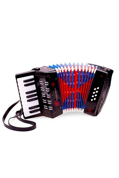 New Classic Toys Large Accordion - Children's Musical Instrument - Black