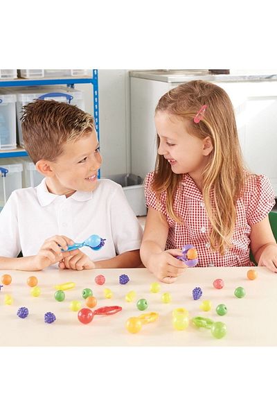 Learning Resources Squeezable Tongs - Squeezy Tweezers