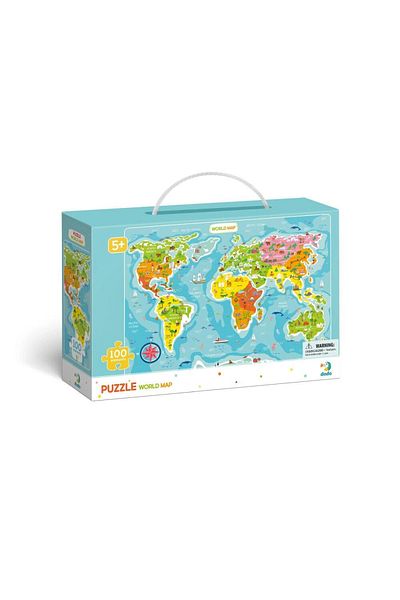 Dodo Puzzle - Continents of the World (100 PIECES)