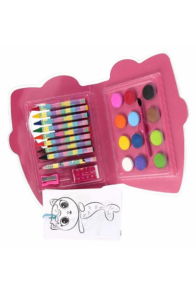 Micostore Gabbys Dollhouse Set De Colorat, 28 Piese, Set Creativ Pentru Copii