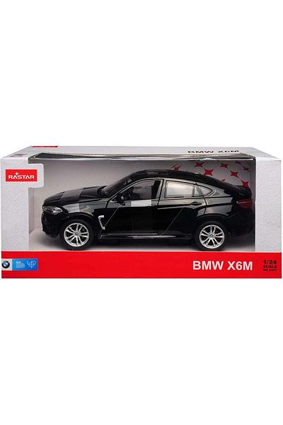 Rastar Bmw X6m Black Metal Car 1 To 24 Scale