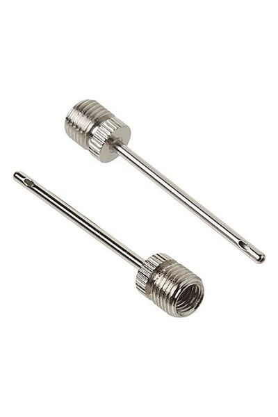 Mondo Toys Set de 2 ace pentru umflat bile, din metal, 4 cm, culoare argintie