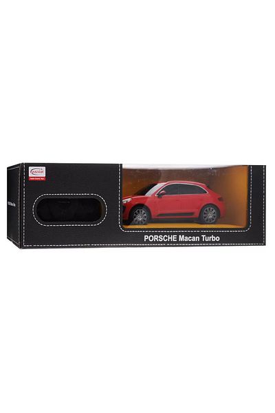 Rastar REMOTE CONTROL CAR PORSCHE MACAN TURBO RED 1 TO 24 SCALE
