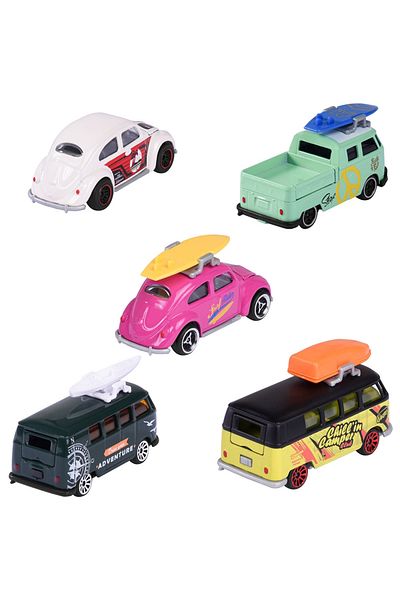 Majorette Volkswagen The Originals Set With 5 Metal Cars