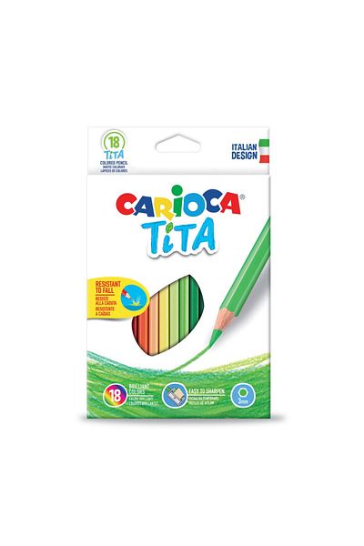 CARIOCA Tita Classic Colored Pencils 18 Colors