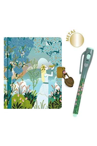 djeco Micul Jurnal Secret Cu Pix Magic Charlotte,