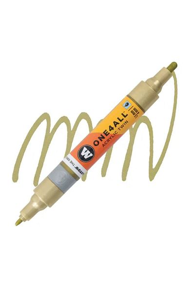 Molotow Acrylic Paint Marker, Dual Tip 1.5 And 4 Mm, One4all, Twin Pumpmarkers, 48 ​​Colors
