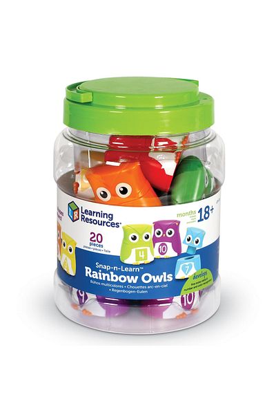 Learning Resources Bufnite s čísly a tvary