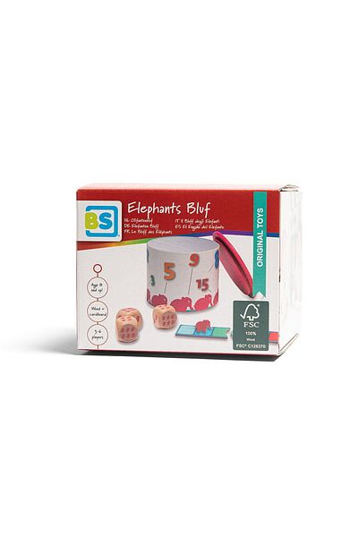BS Toys Cacealmaua Elefantilor, Joc De Societate Cu Zaruri