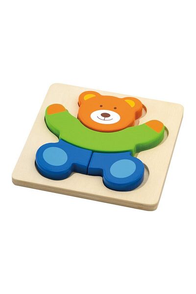 Viga Toys Puzzle Incastru Din Lemn Ursulet