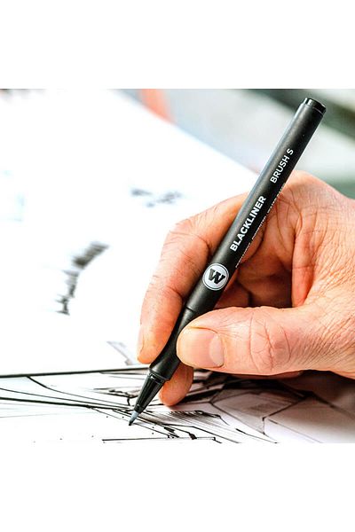 Molotow Blackliner Brush S Black