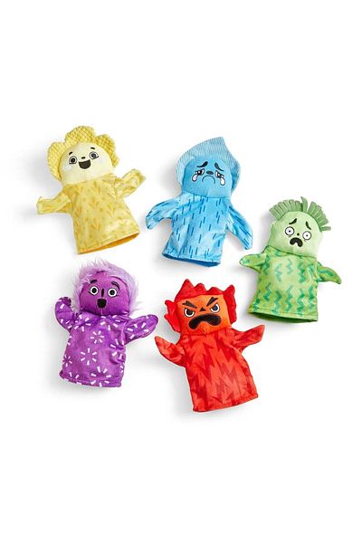 Hand2Mind Hand puppet set - Emotions Family