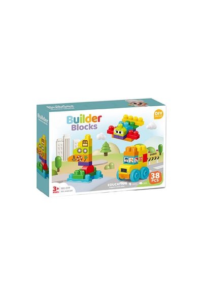 Bufnitel Set De Constructie Steam – Vozidlo (38 PIESE)