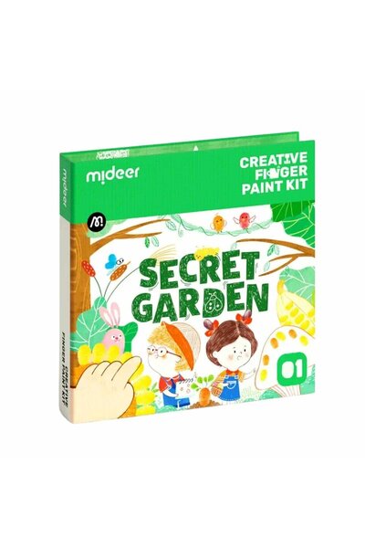 Mideer Βιβλίο Ζωγραφικής με Δάχτυλα, Επίπεδο 1, Αρχάριοι, 50 Σελίδες, Μυστικό...