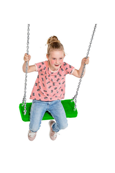 KBT Rubber Swing With Green Chain, Orange